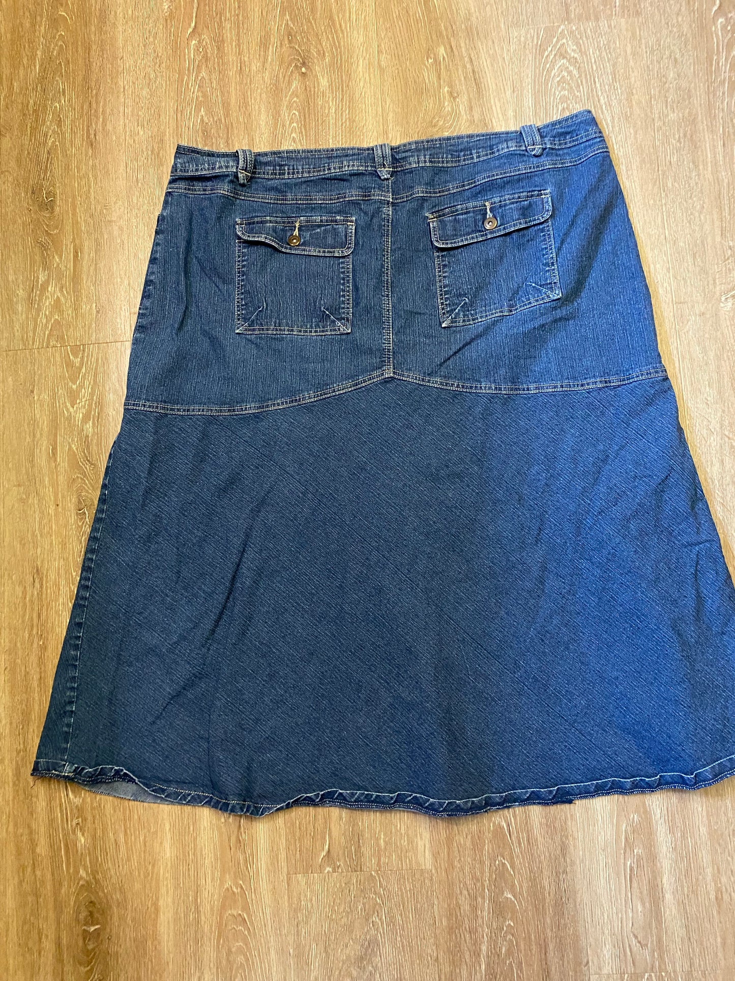 Mwah Denim Maxi Skirt