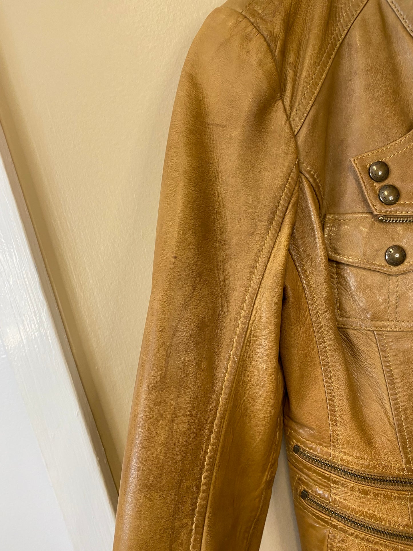 Andrew Marc Leather Moto Jacker