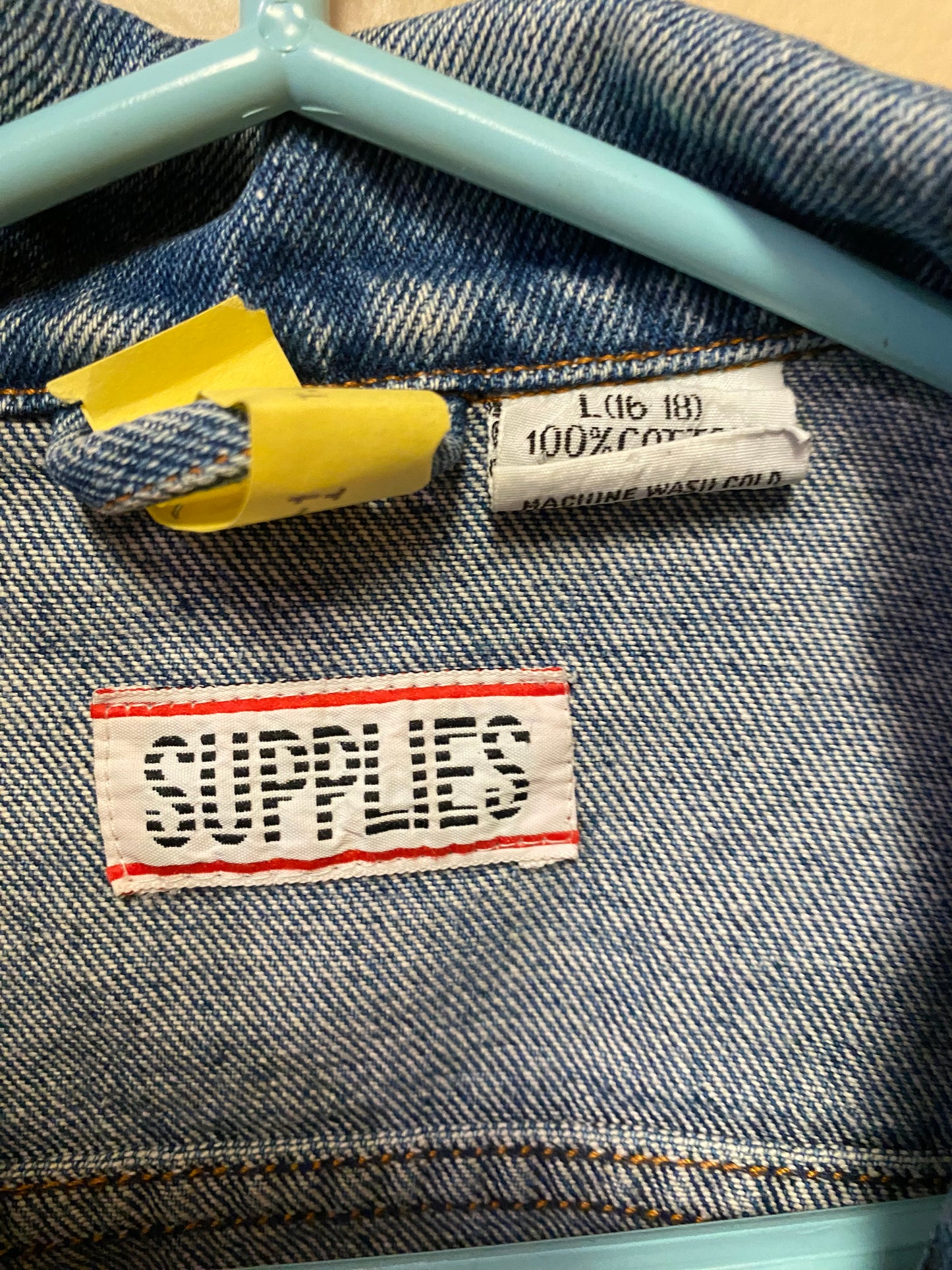 Supplies Denim Zip Up Jacket