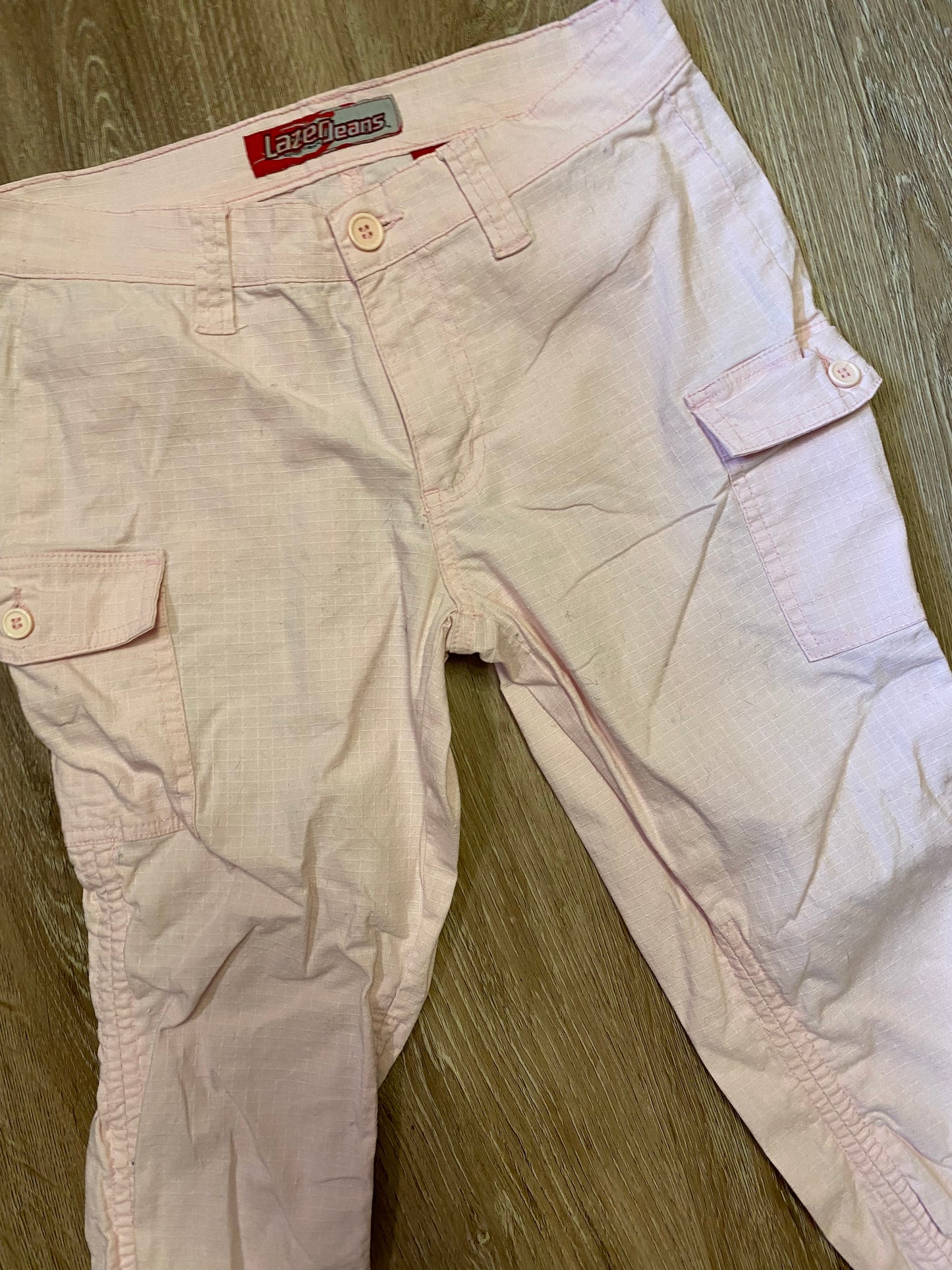 Lazer Jeans Pink Capris