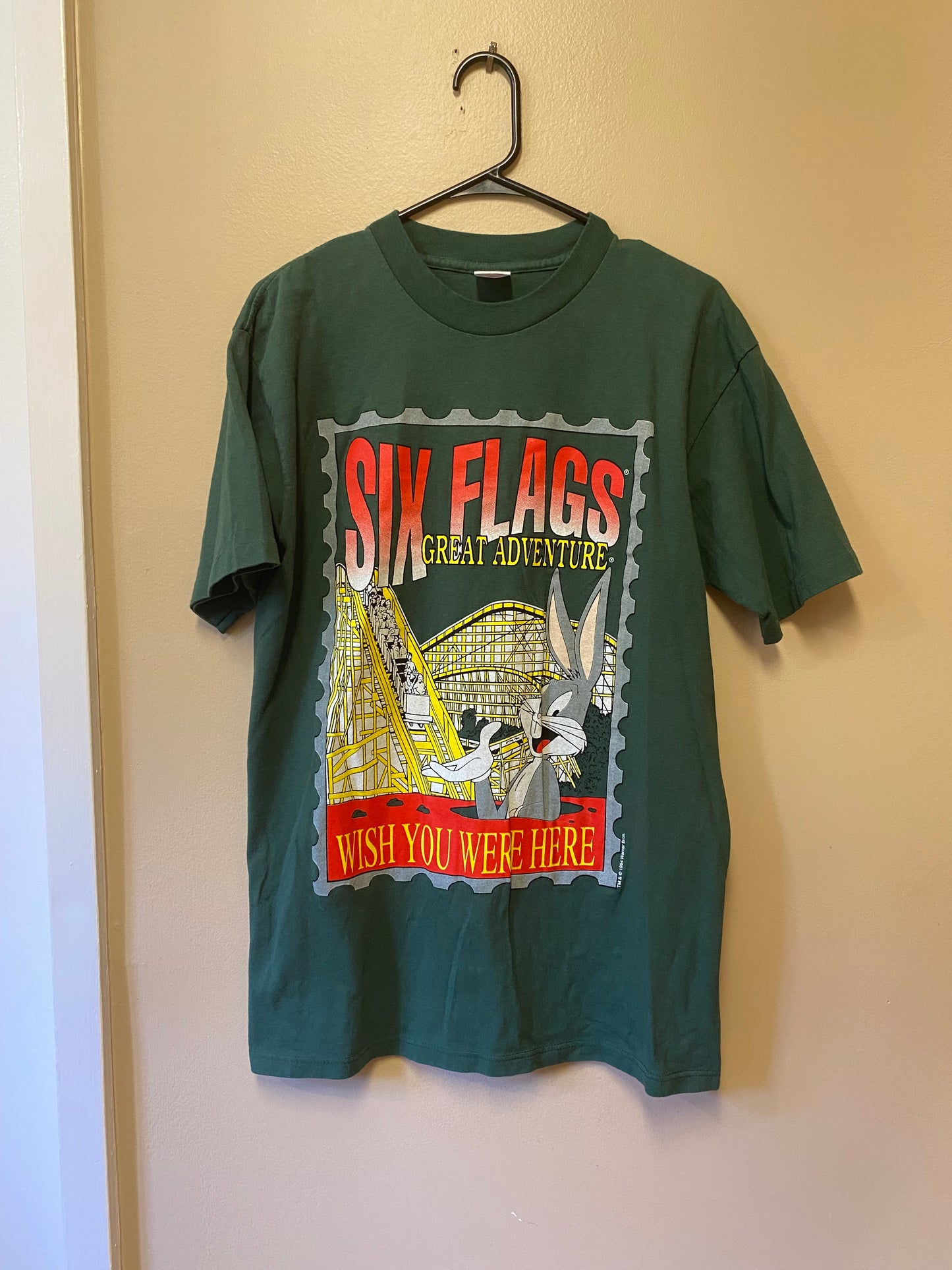 1994 Sherry’s Six Flags Wish You Were Here T-Shirt