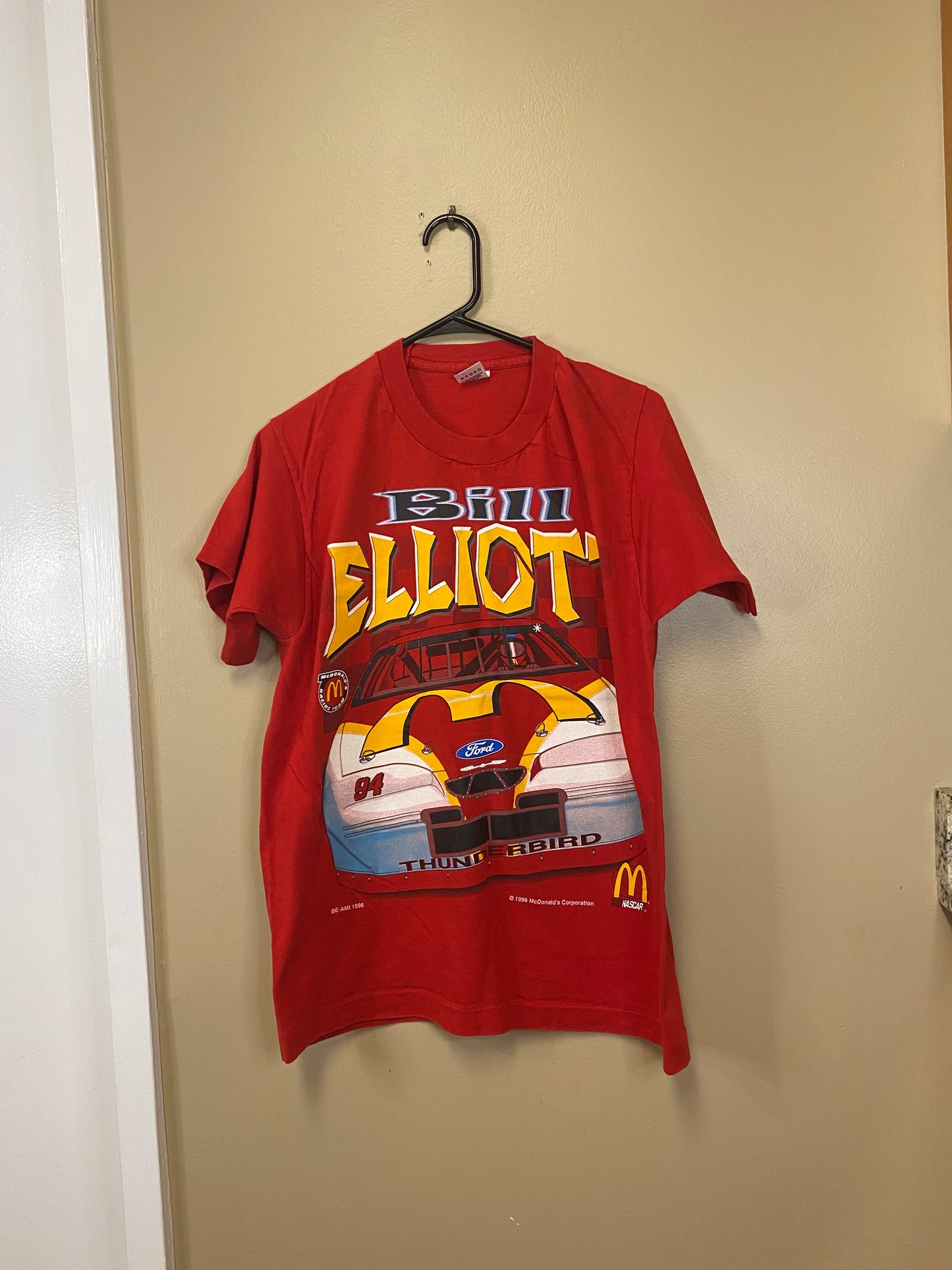 1996 Bill Elliot McDonald’s Nascar T-Shirt