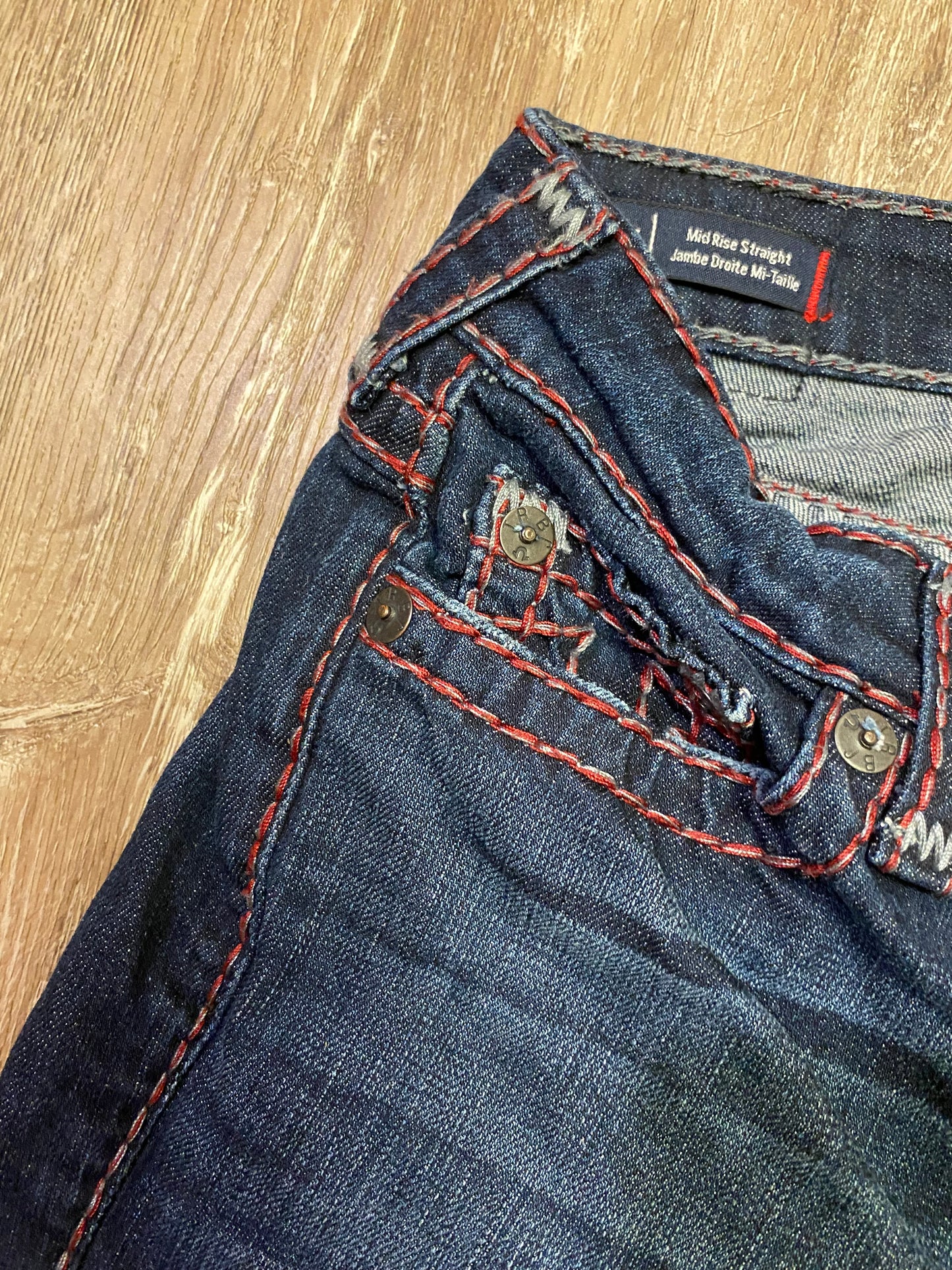 True Religion Mid Rise Jeans