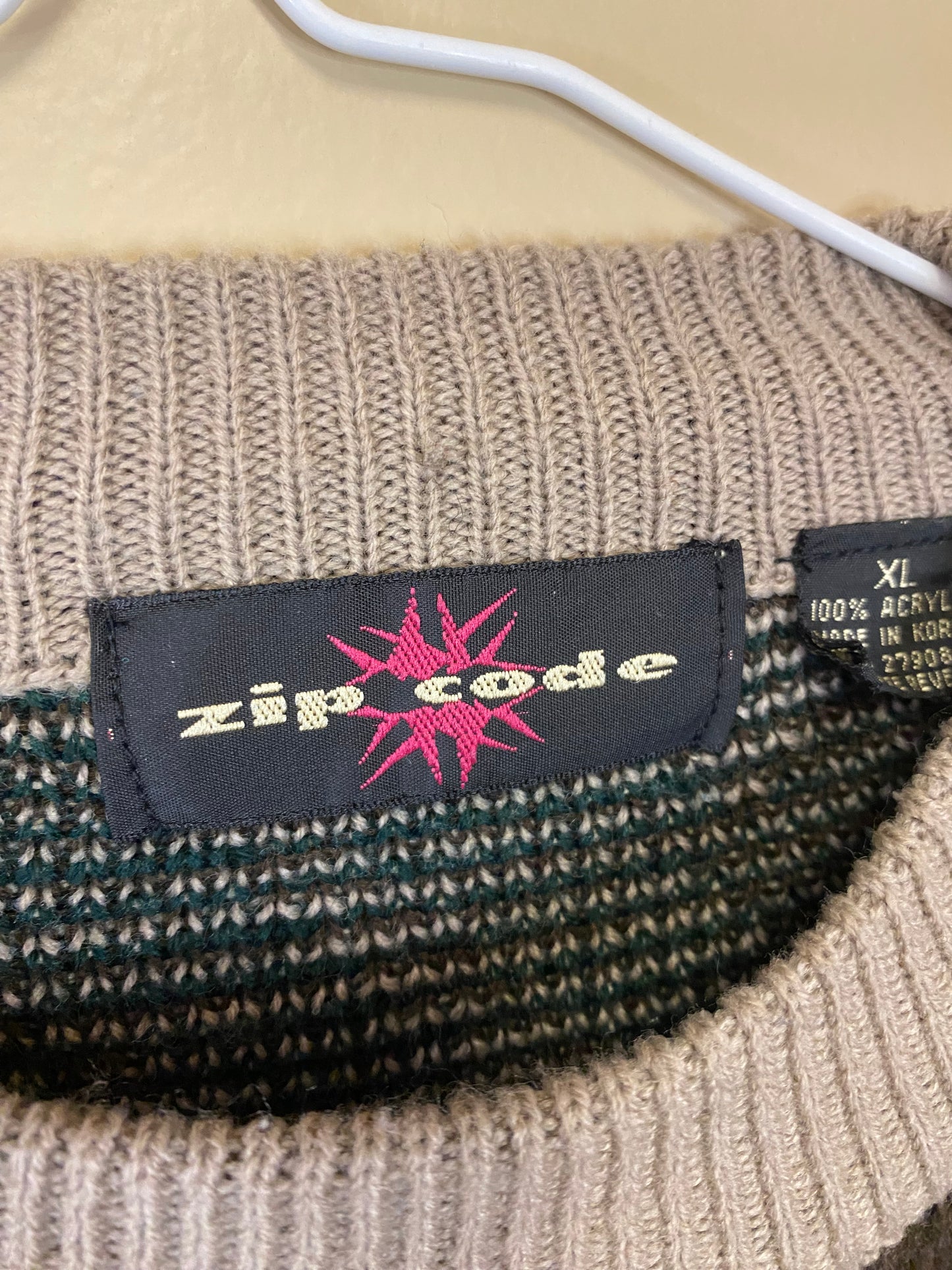 Zip Code Sweater