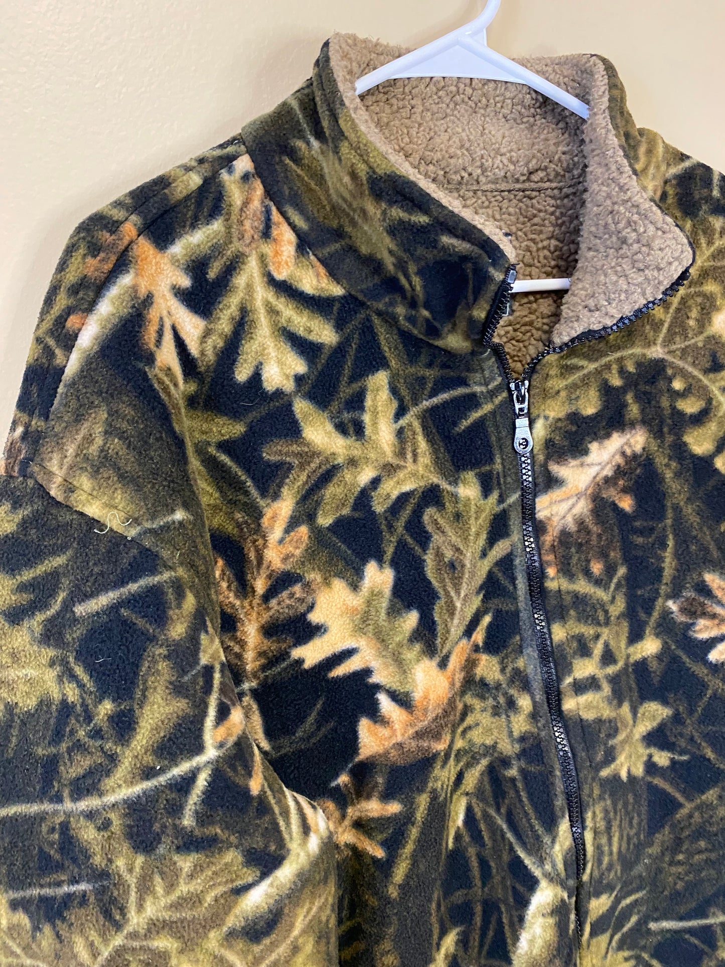 Maxxsell Outerwear Camo Fleece Zip up