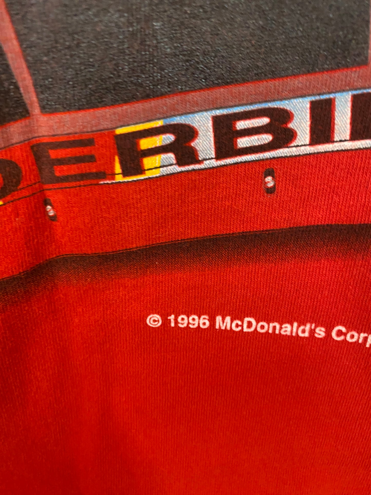 1996 Bill Elliot McDonald’s Nascar T-Shirt