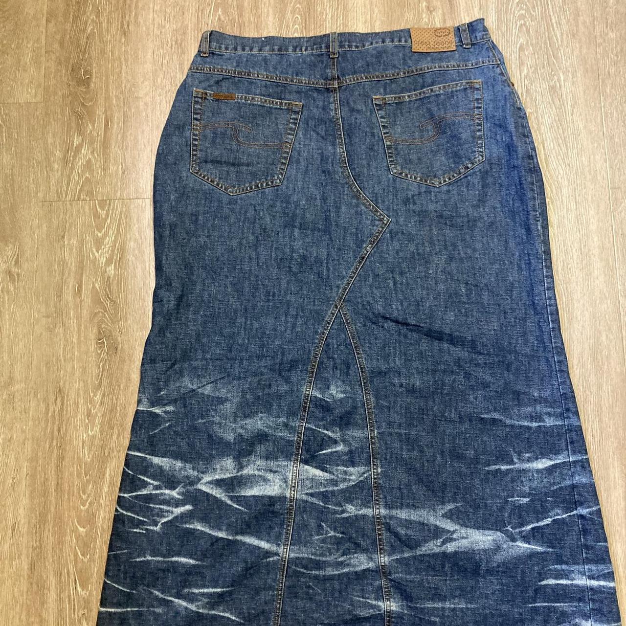 Crest Jeans Maxi Denim Skirt