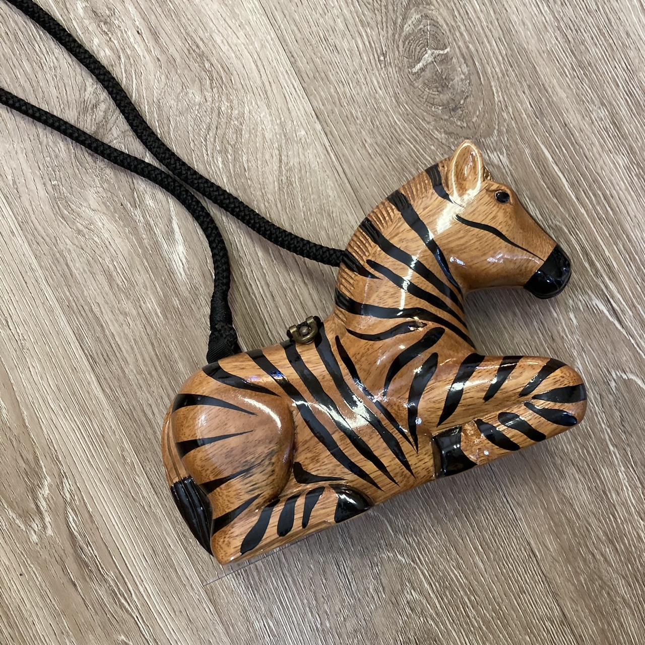 Jimmy Woods Zebra Mini Purse