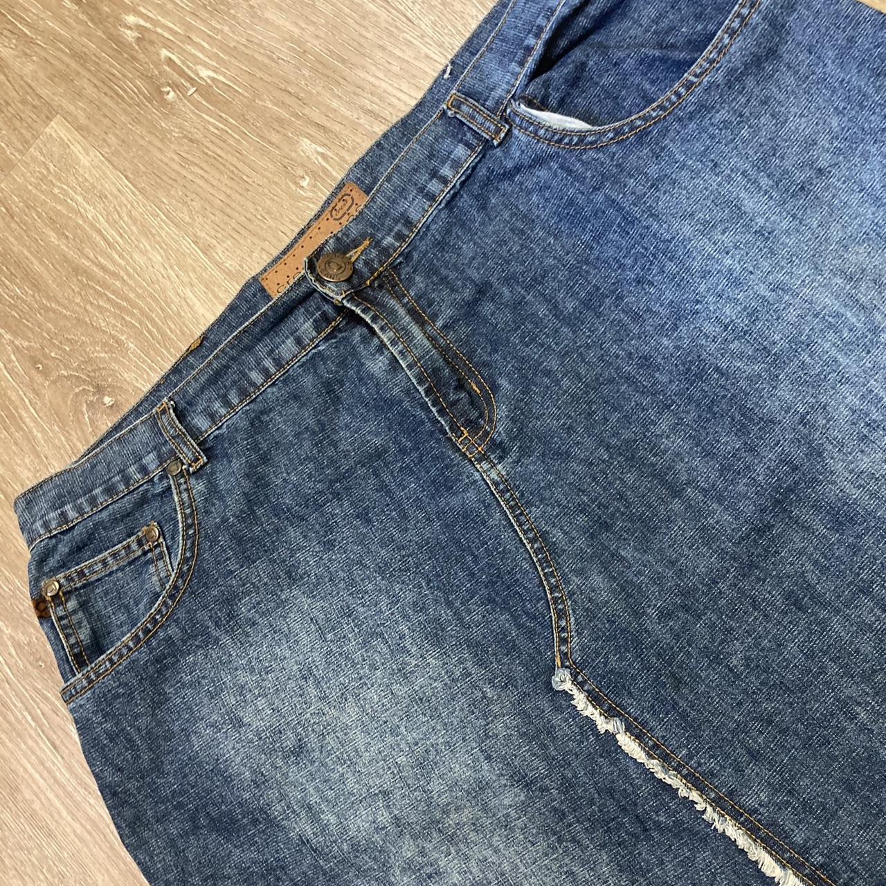 Crest Jeans Maxi Denim Skirt