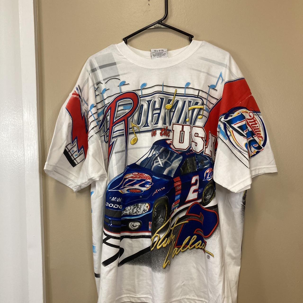 Chase Athletics Rockin in the USA Rusty Wallace T-Shirt