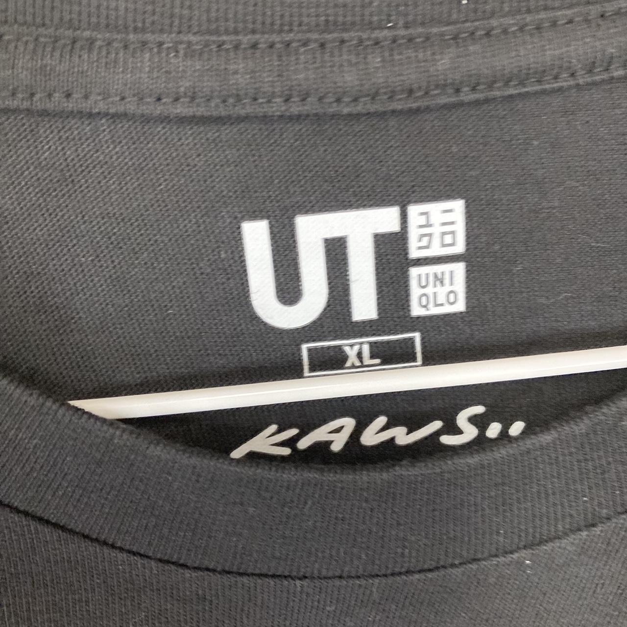 Kaws Uniqlo Heart Pocket T-Shirt Japanese Sizing
