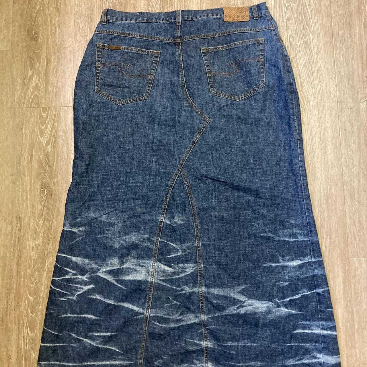 Crest Jeans Maxi Denim Skirt