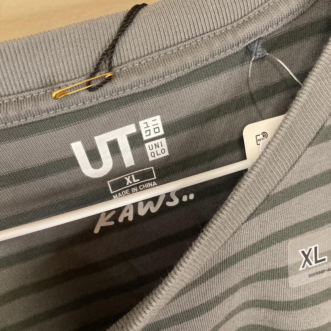 Kaws Uniqlo BFF Striped T-Shirt