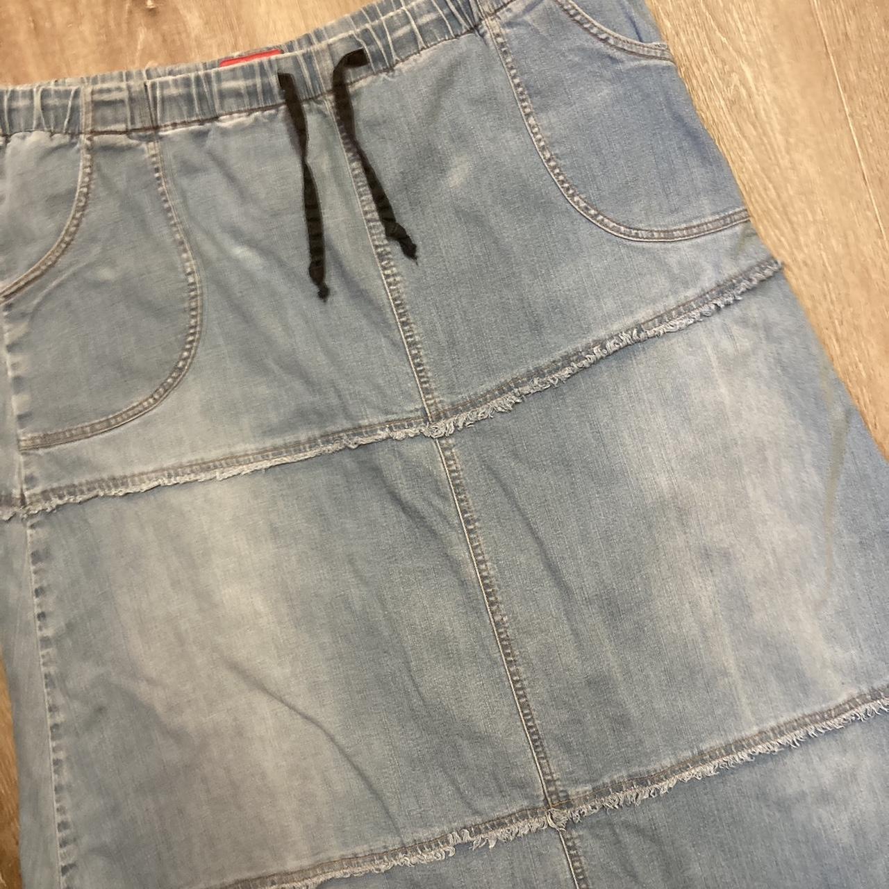 Style J Denim Maxi Skirt
