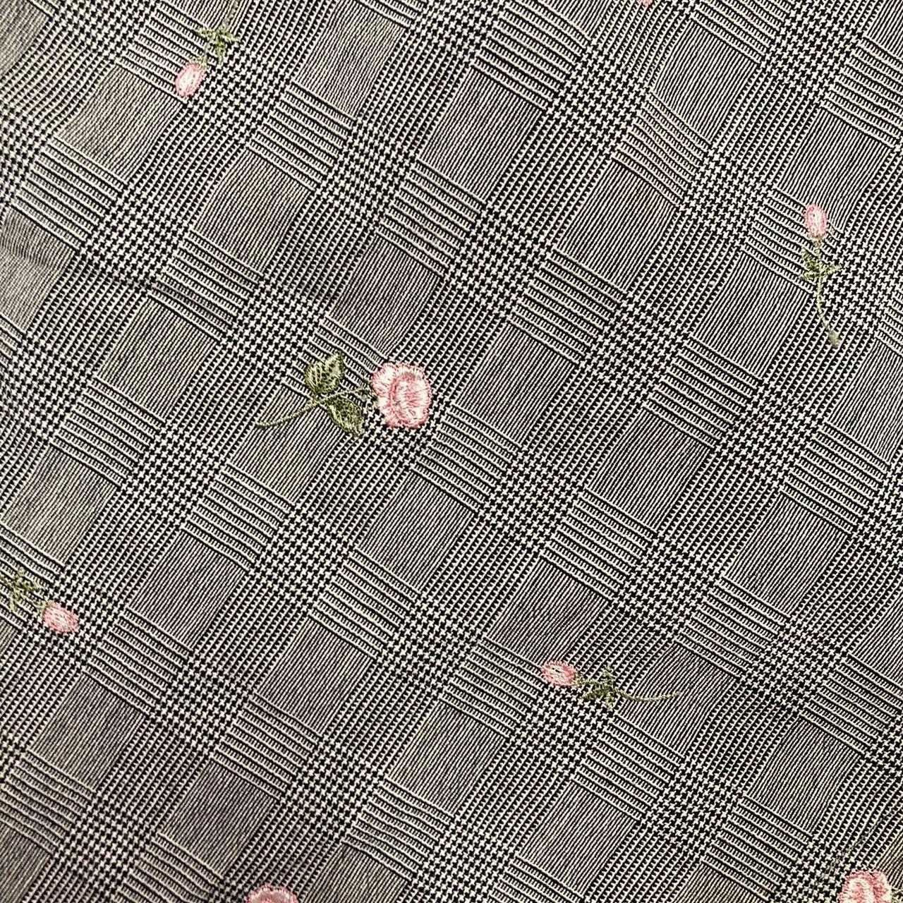 Ann Taylor Plaid Rose Skirt