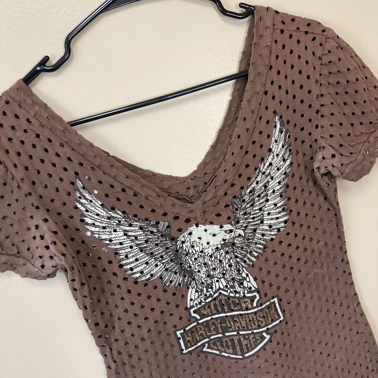 Celebrity Dupe Harley Davidson Cut Out Top