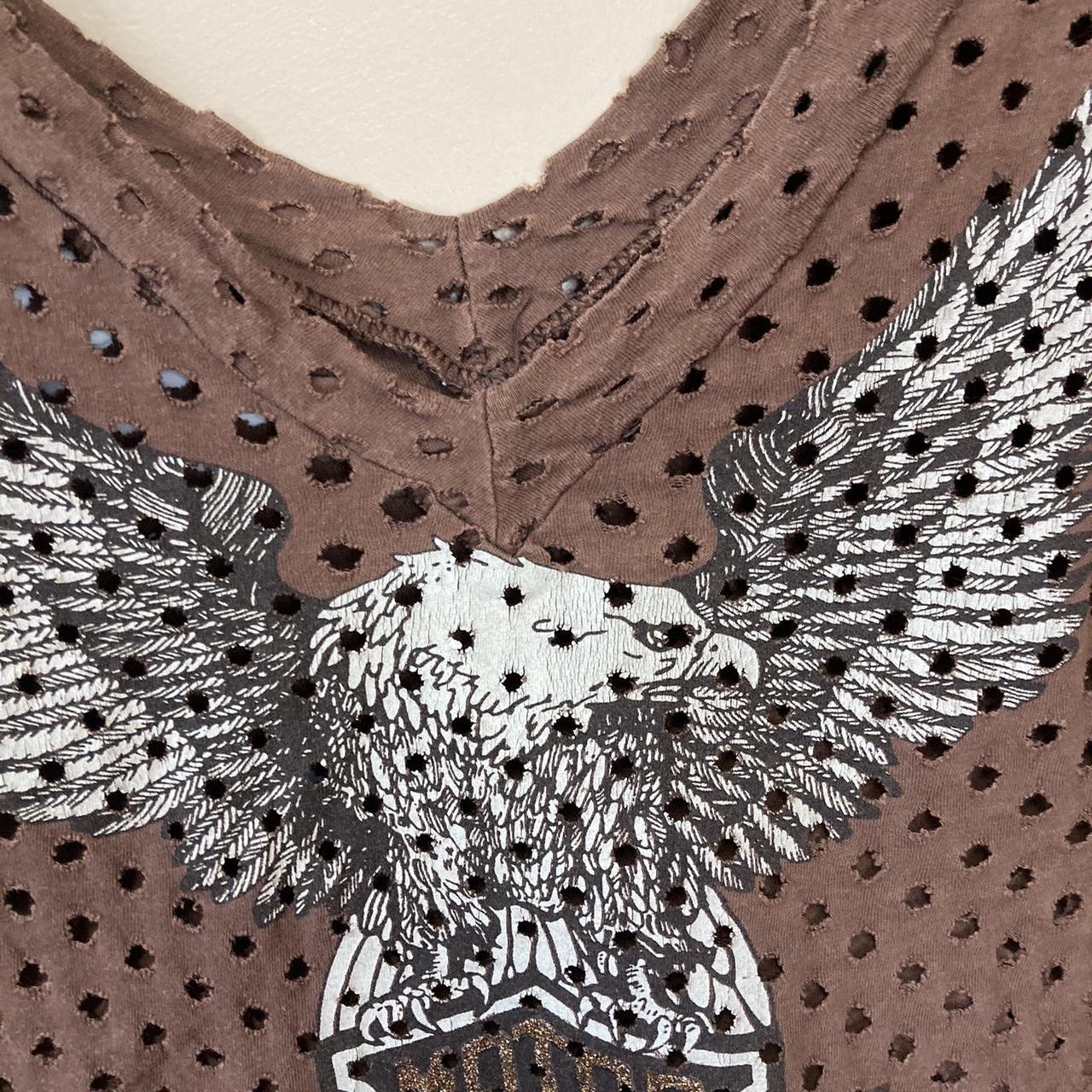 Celebrity Dupe Harley Davidson Cut Out Top