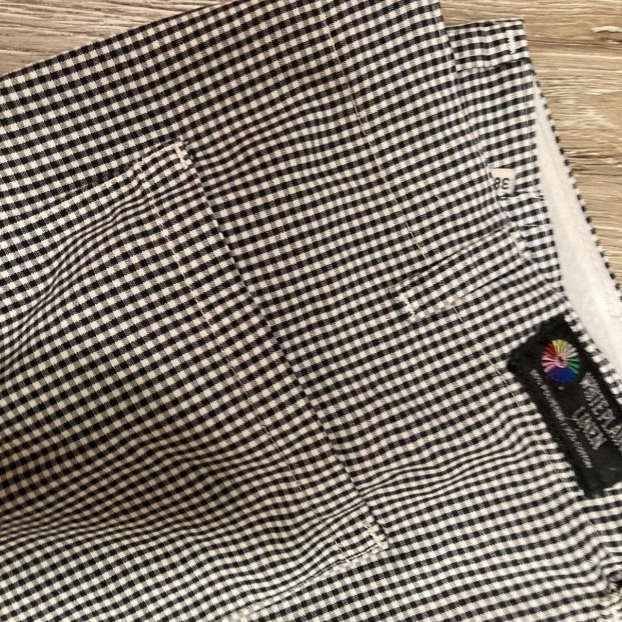 White Plains Linen Gingham Pants