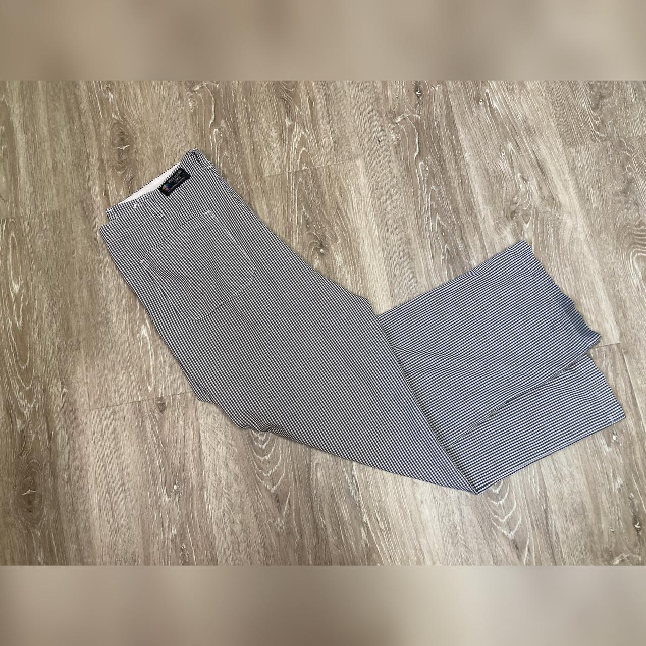 White Plains Linen Gingham Pants