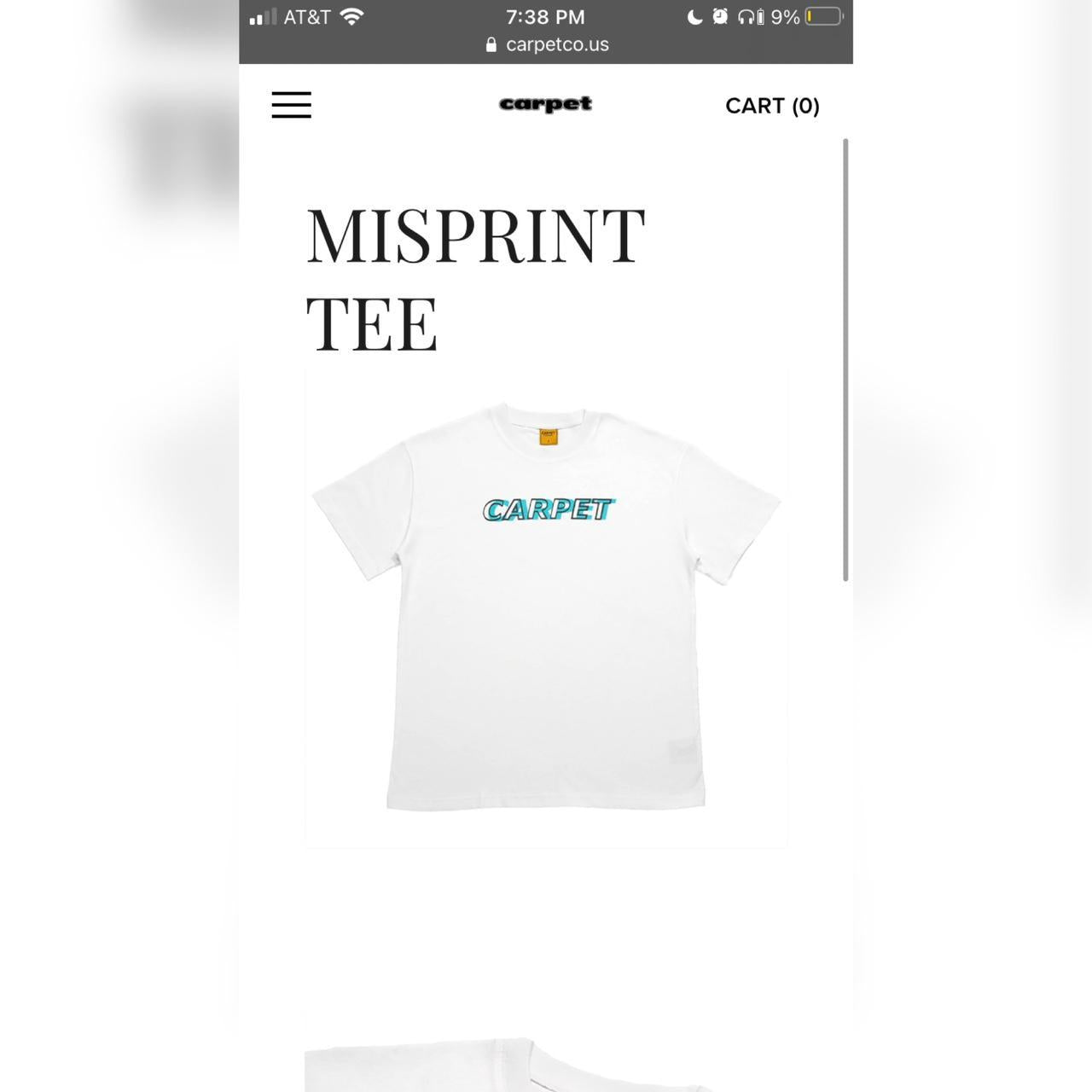 Carpet Misprint T-Shirt