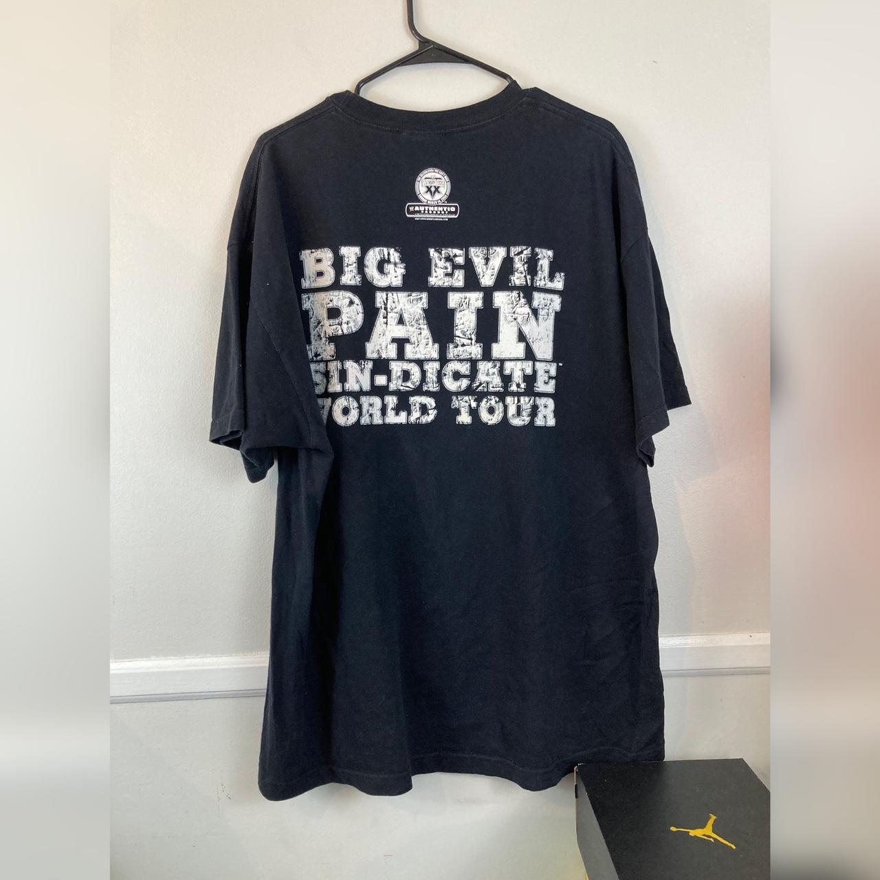 2002 WWE Undertaker World Wide Evil T-Shirt