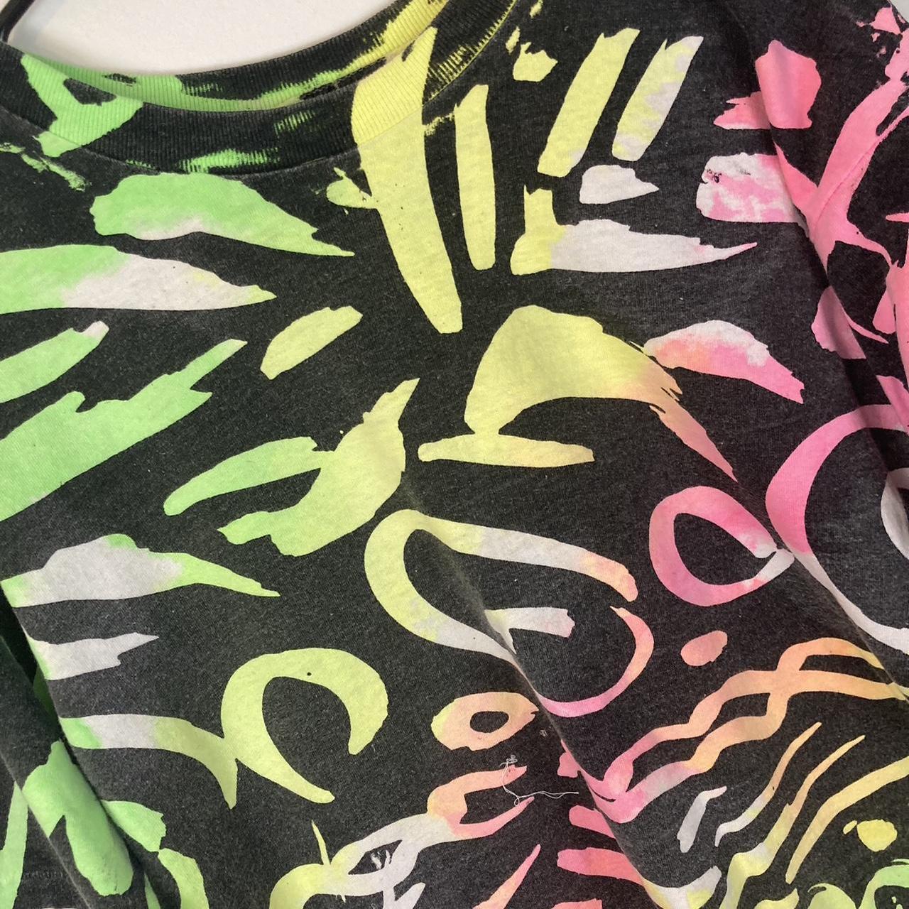 Unbranded Neon Abstract T-Shirt