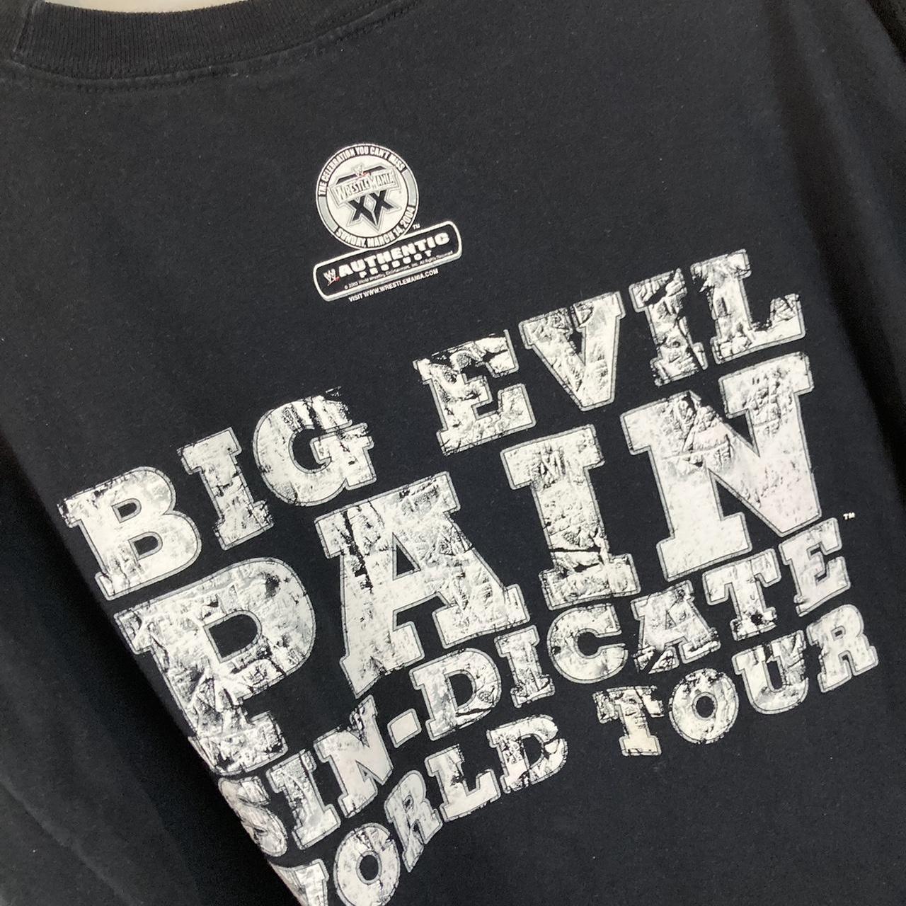 2002 WWE Undertaker World Wide Evil T-Shirt
