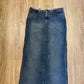 Bubblegum Maxi Denim Skirt