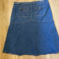 Mwah Denim Maxi Skirt