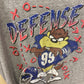 1996 Looney Tuned Defense Taz Ringer T-Shirt