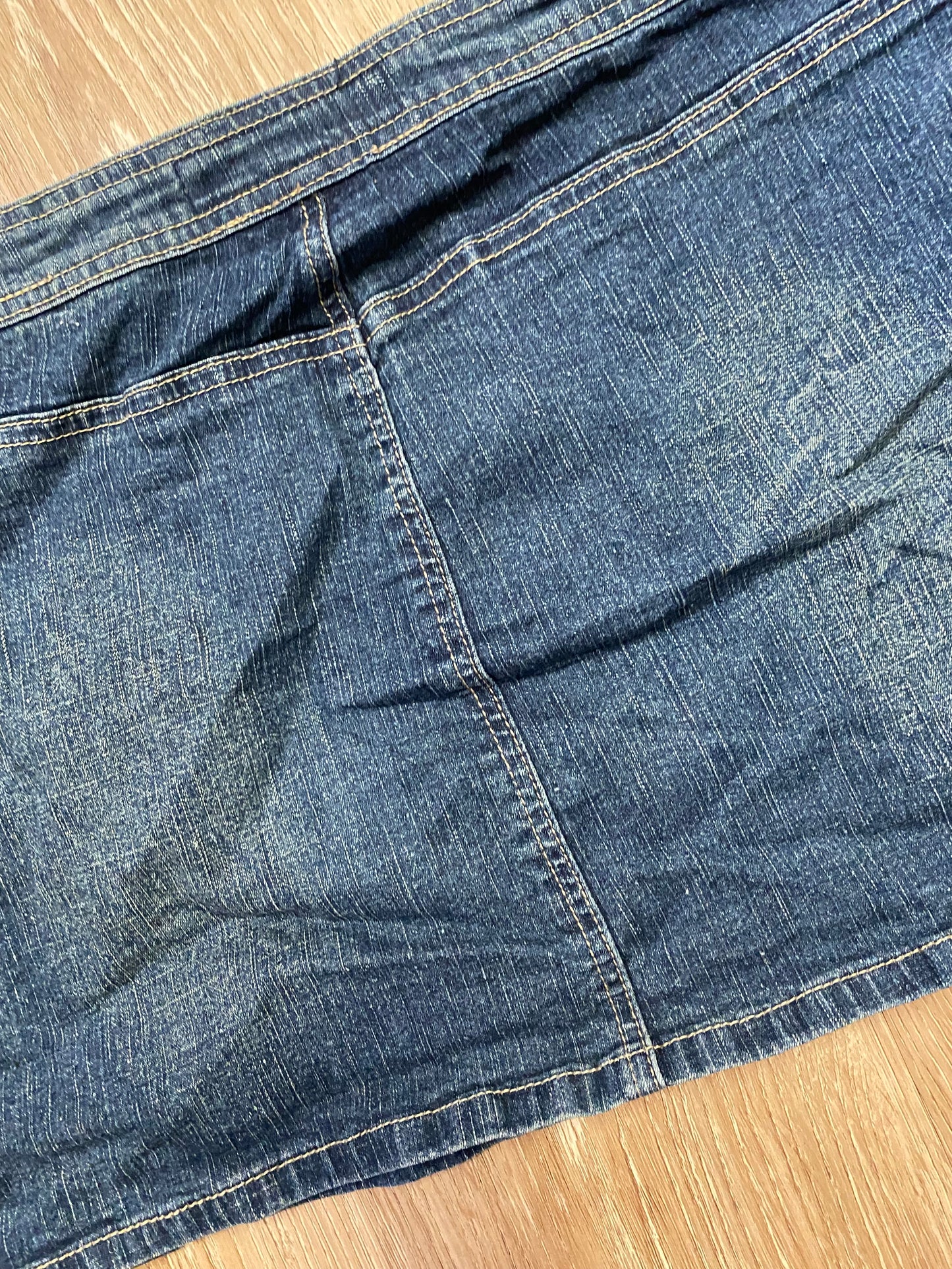 Blue Asphalt Mini Skirt