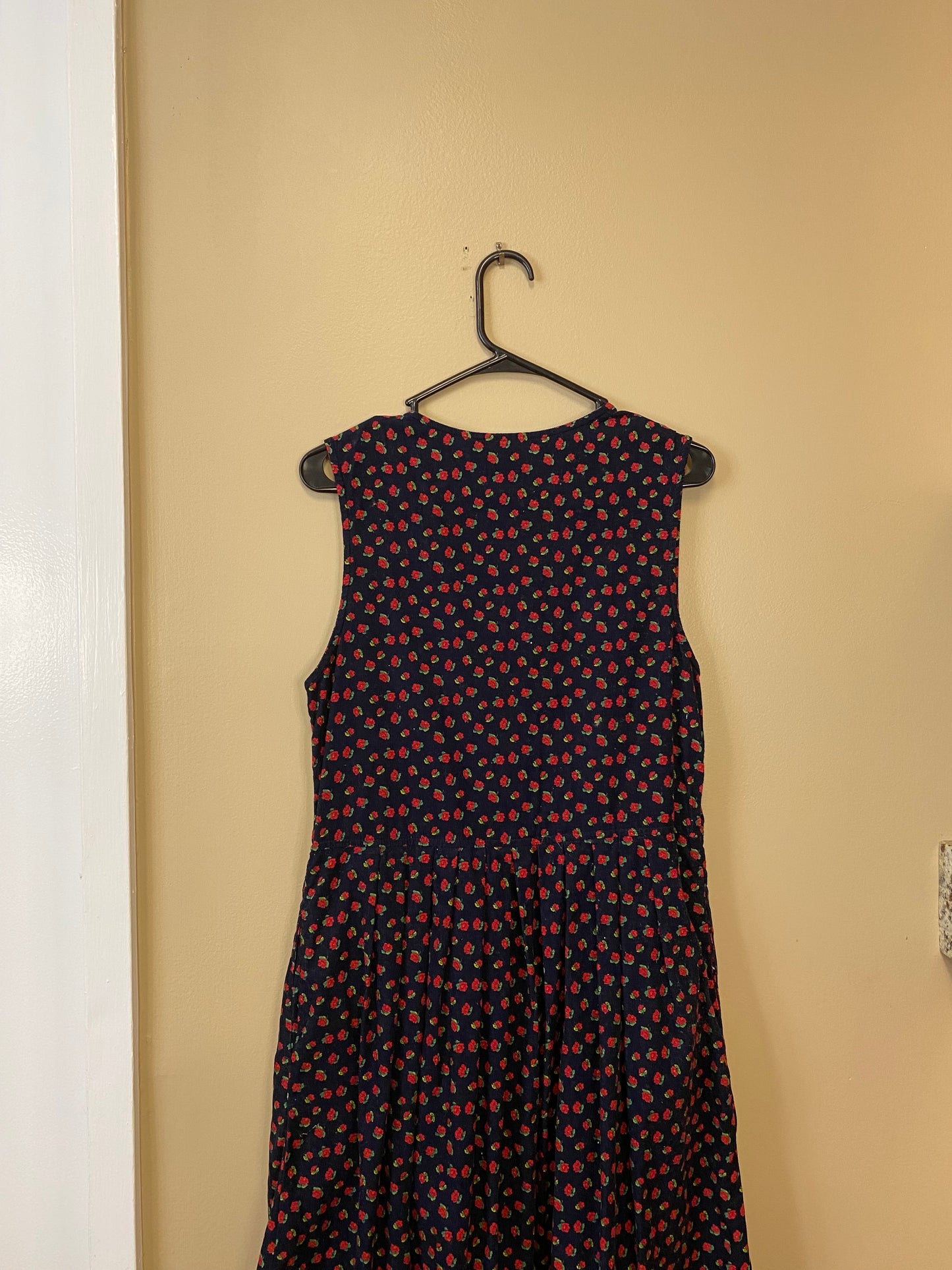 Fads Floral Corduroy Dress