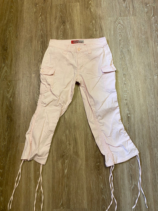 Lazer Jeans Pink Capris