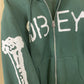 Obey No Such Thing as Free Lunch Zip Up Hoodie