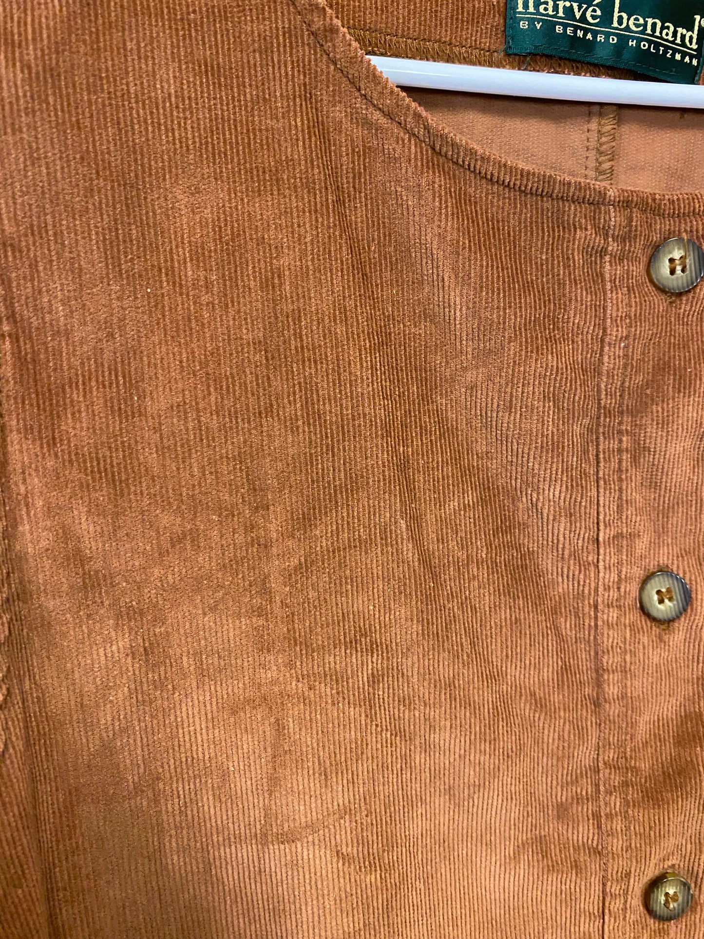 Harvey Bernard Corduroy Dress