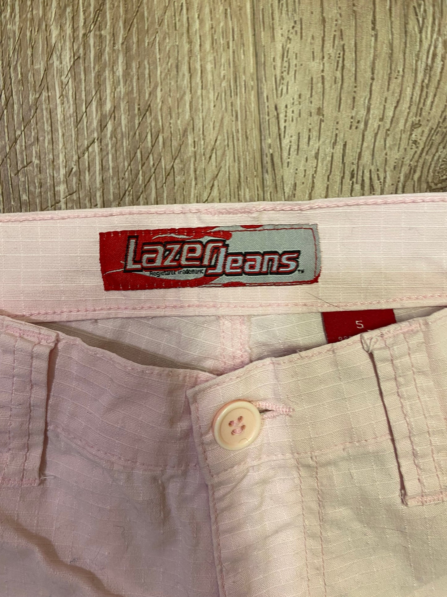 Lazer Jeans Pink Capris