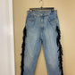 Claudio Agnelli Fringe Jeans