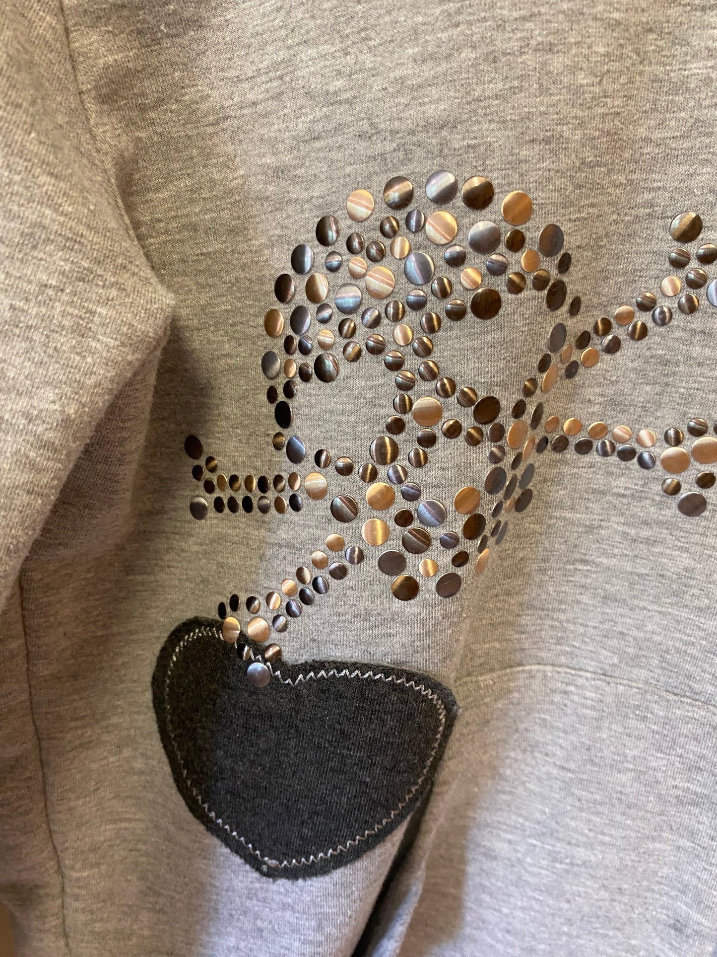 Finity Classics Skull Heart Zip Up Hoodie