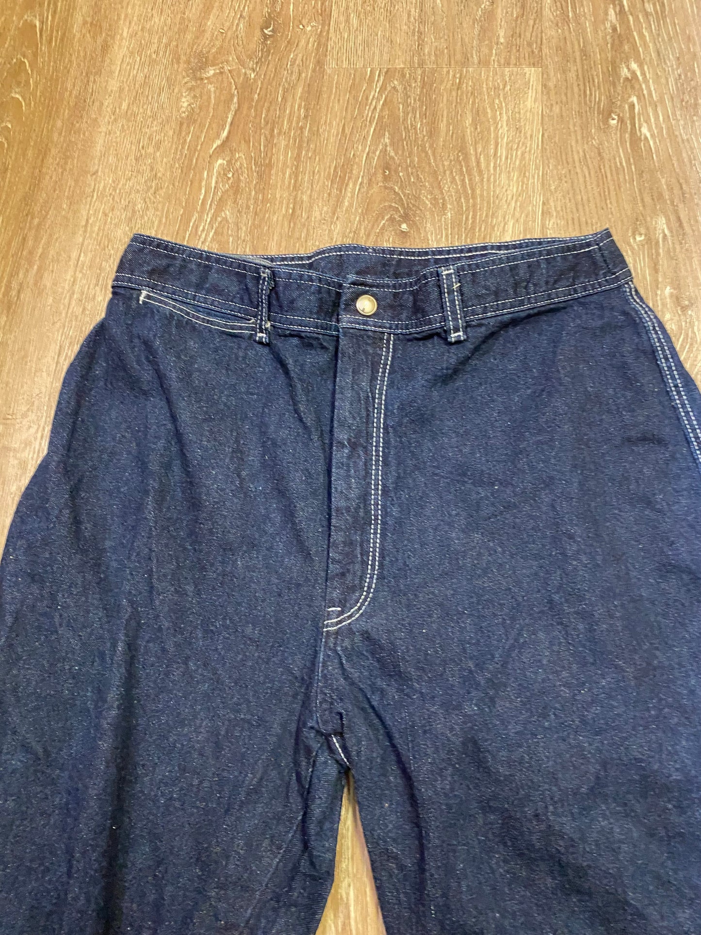Pizzazz 70s High waisted Denim Slacks