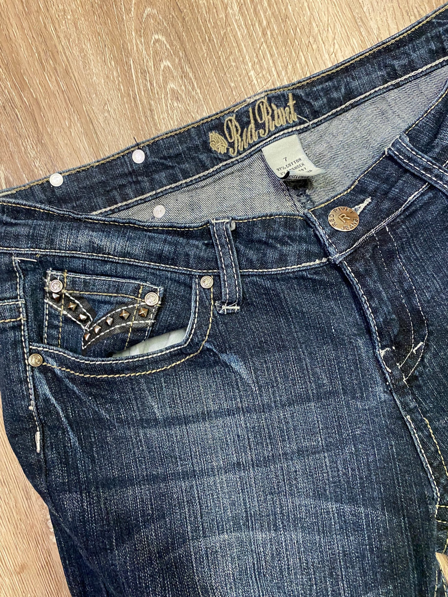 Red Rivet Jeans