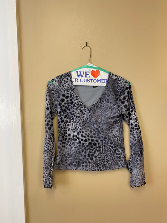 I.N.C Leopard Blouse