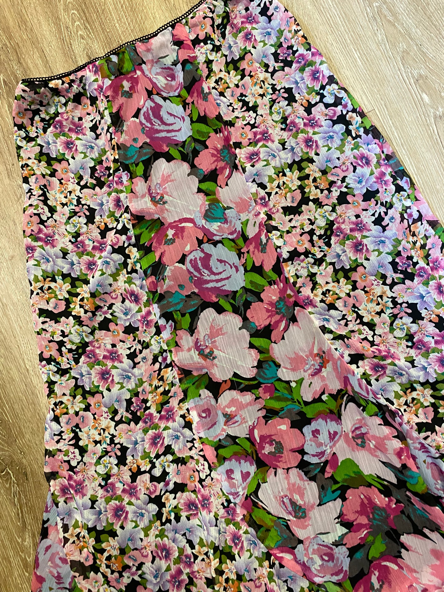 Notations Floral Maxi Skirr