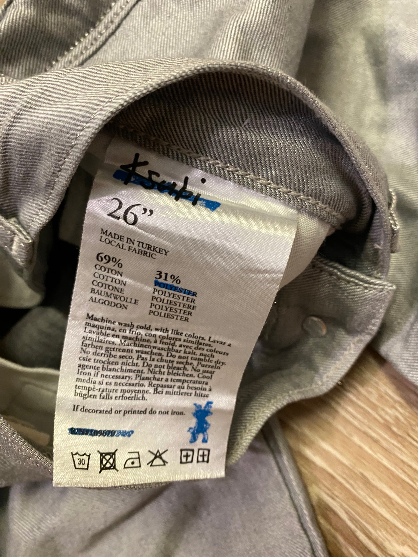 Tksubi Silver Skinny Jeans
