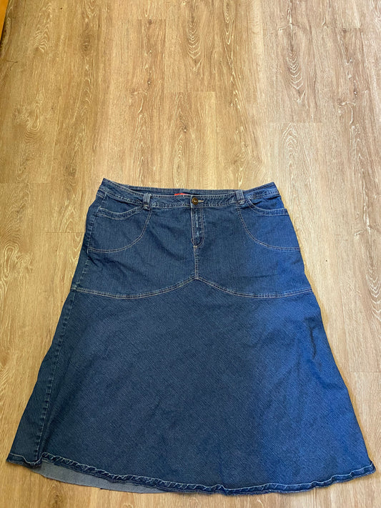 Mwah Denim Maxi Skirt