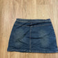 Blue Asphalt Mini Skirt