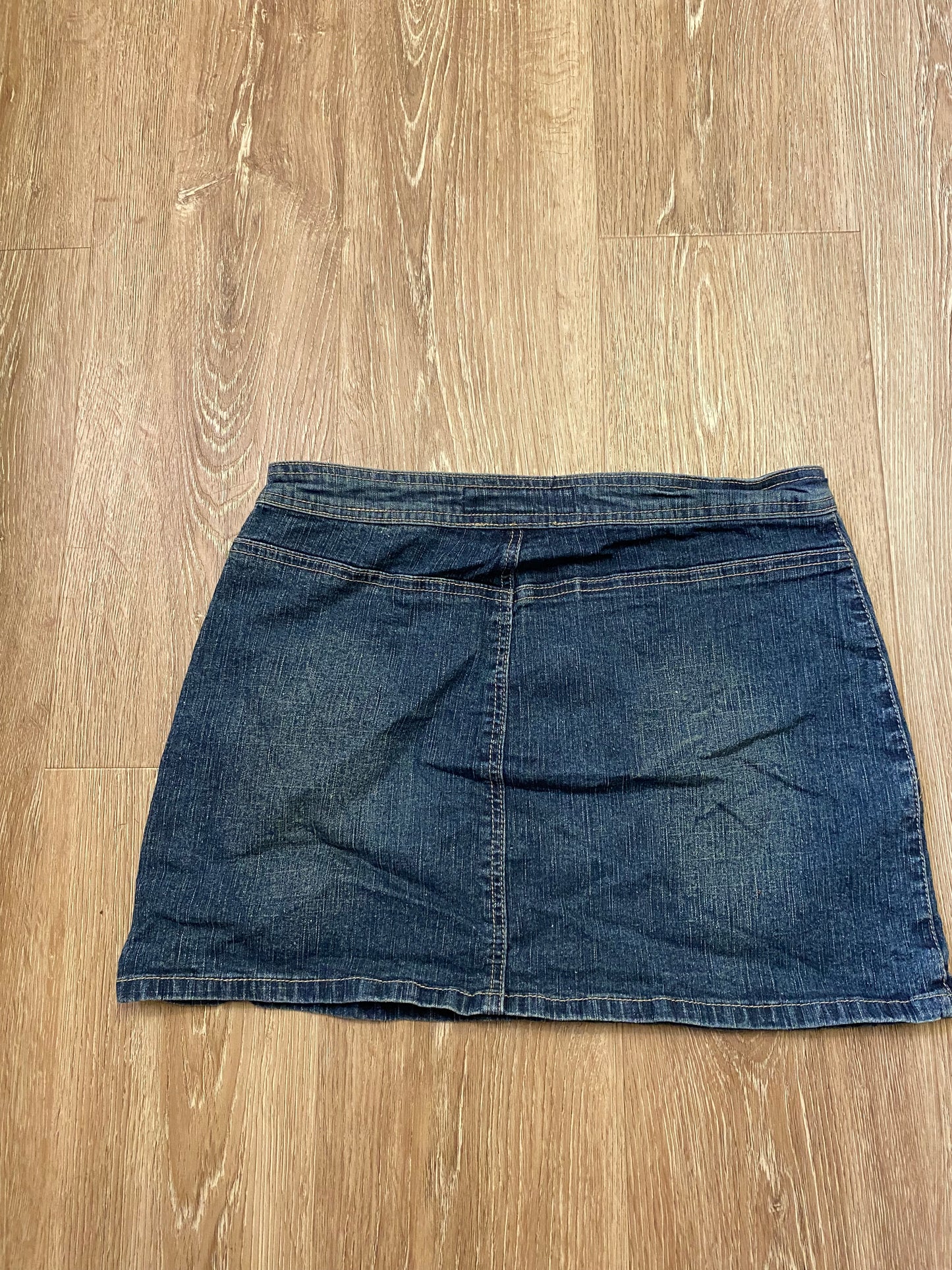 Blue Asphalt Mini Skirt