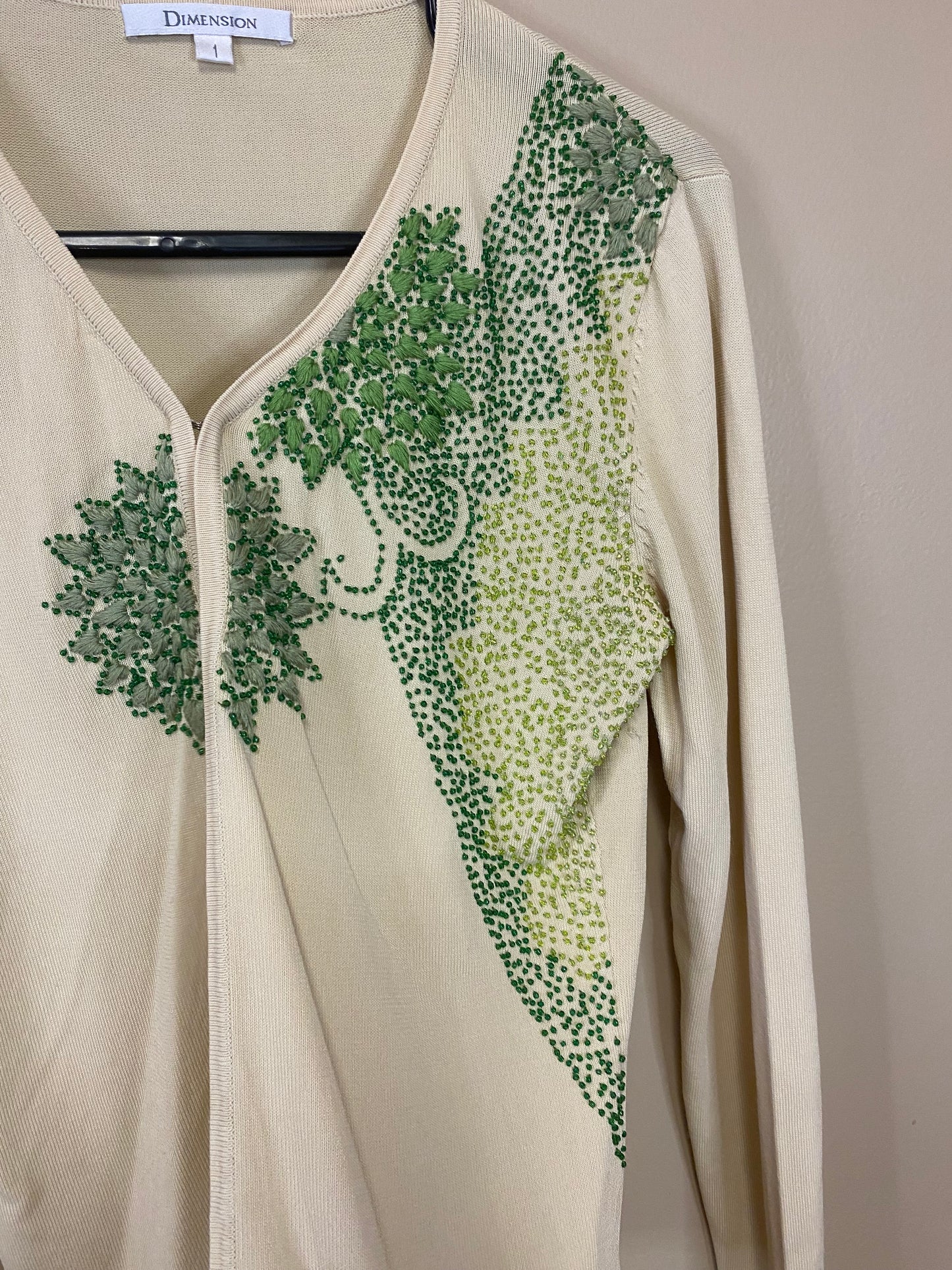 Dimension Beaded Cardigan