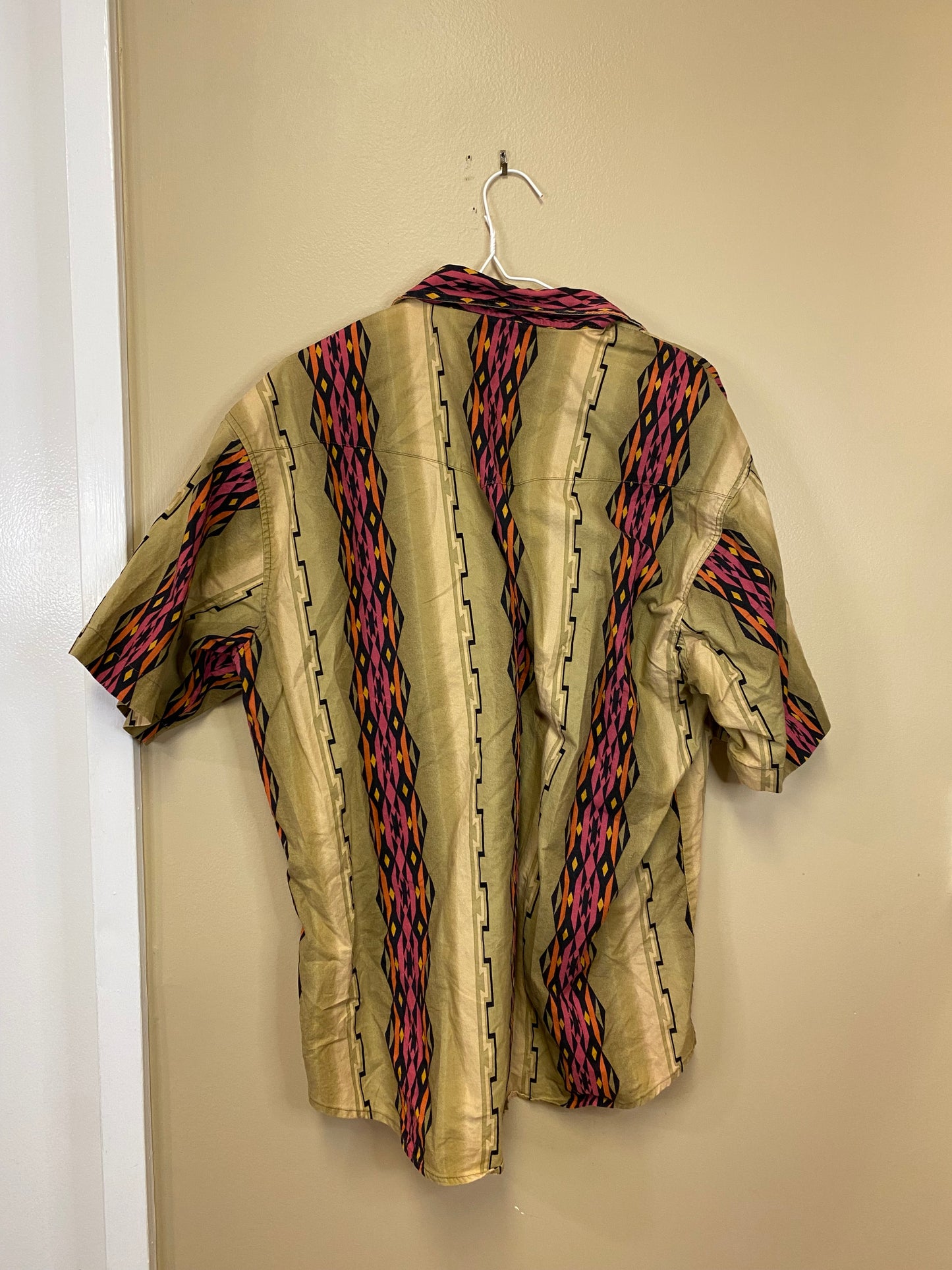 Wrangler Western Aztec Pattern Button up