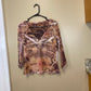 Unlabled Y2k blouse