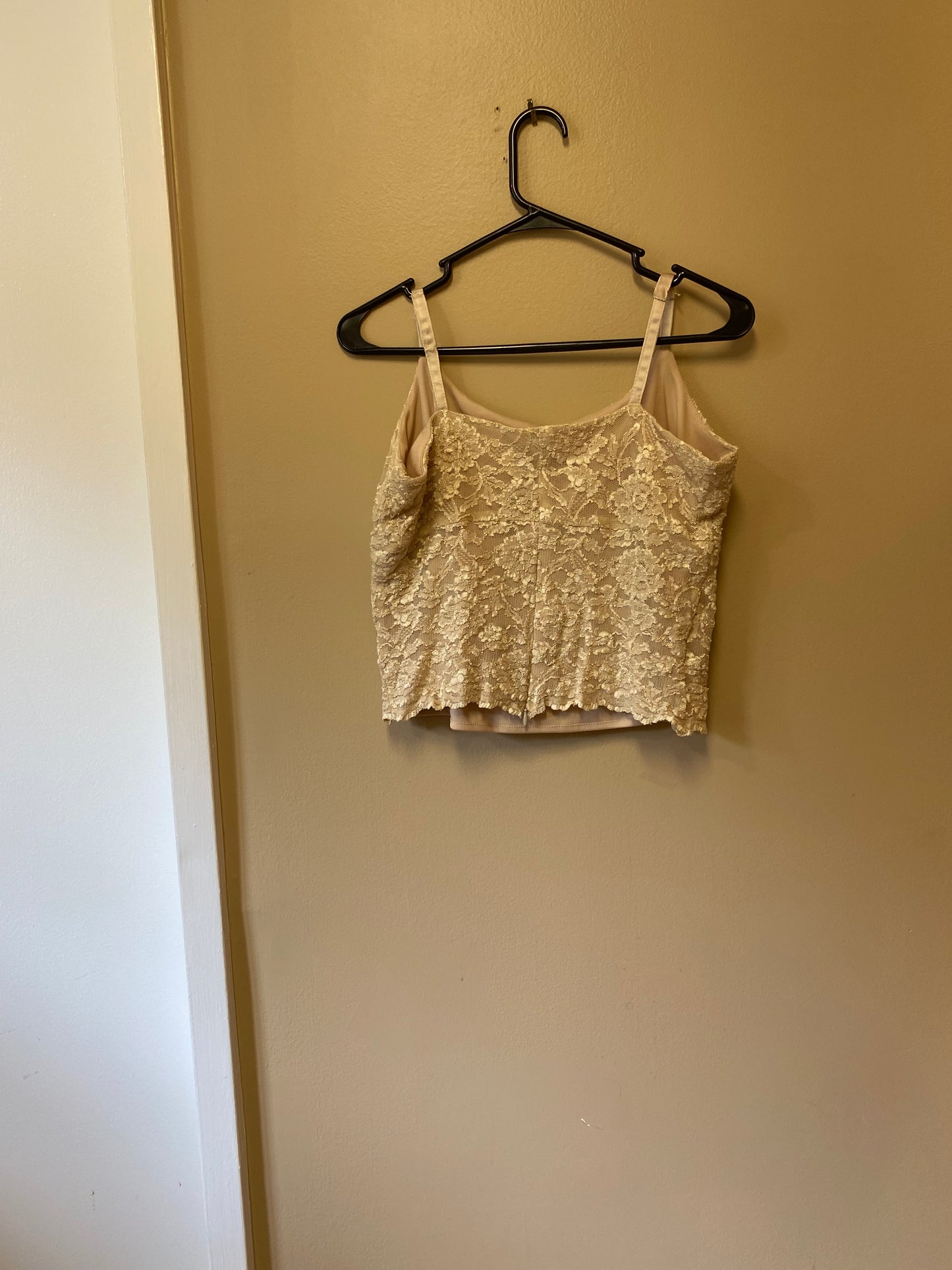 Jeffery & Dara Evenings Lace Tank Top